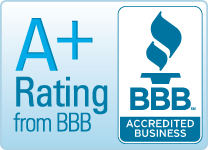 A+ Rating from BBB BBB accredited business